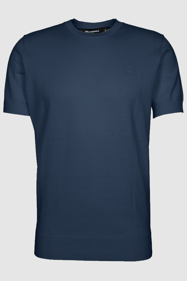 ΠΛΕΚΤΟ ΚΟΝΤΟΜΑΝΙΚΟ KARL LAGERFELD - 690 ΜΠΛΕ